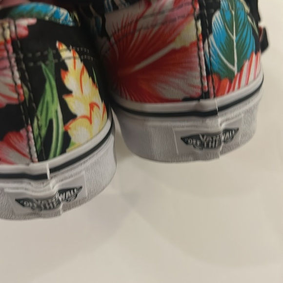 VANS Authentic low top Hawaiian black ladies sneakers size 8 M US NEW in box - Picture 7 of 9